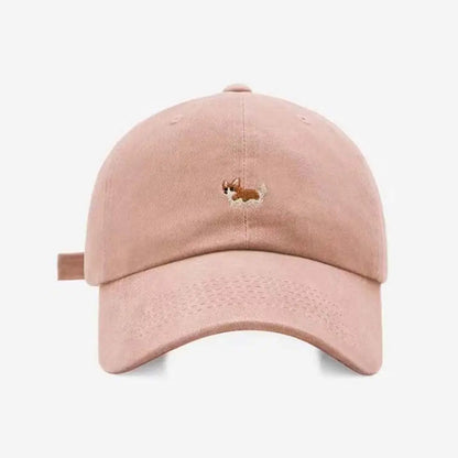 Trendy Dog Women Baseball Hat Breathable Cotton Men Sunshade Hat