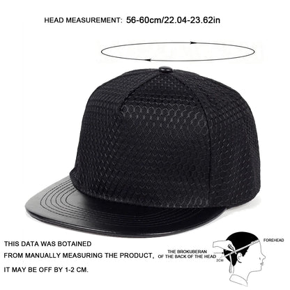 Fashion Light Board Net Hat Hip Hop Hats Street Tide Men And Women Flat