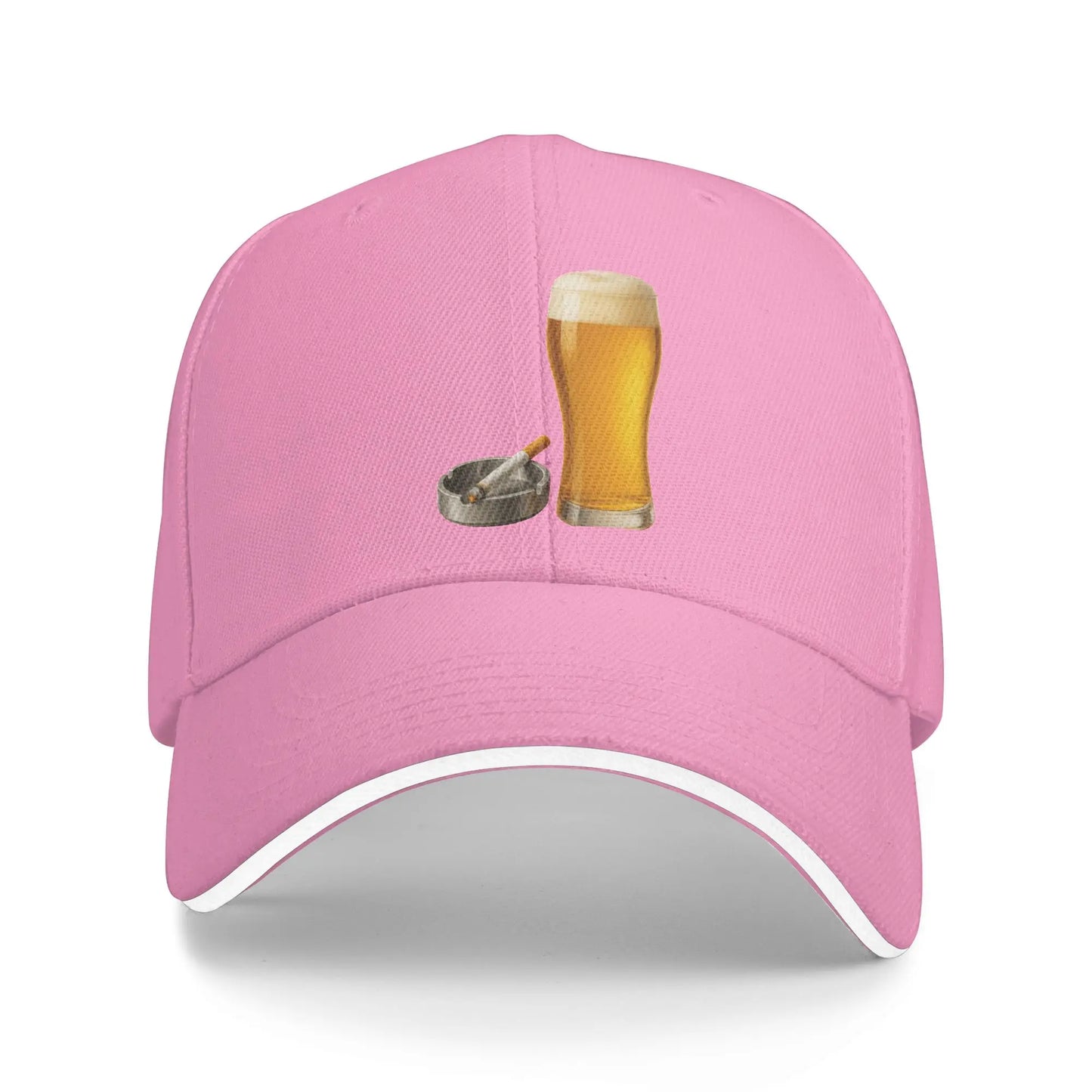 Funny Beer Cigarette Baseball Cap