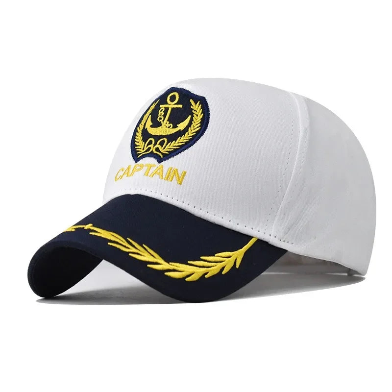Hot Sale Adult Yacht Military Cap Sailor Captain Costume Baseball Hat
