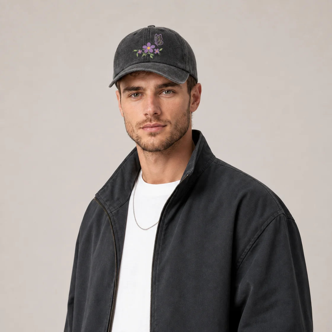 Vintage Quote Graphic Baseball Cap