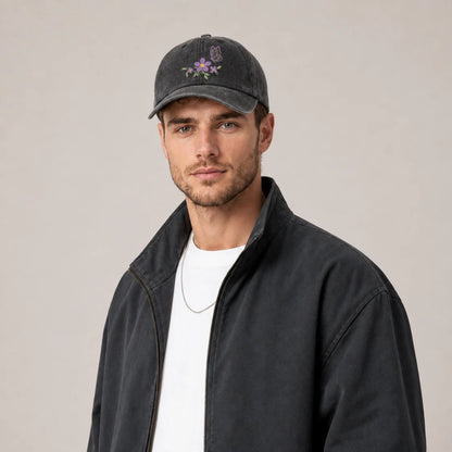 Vintage Quote Graphic Baseball Cap
