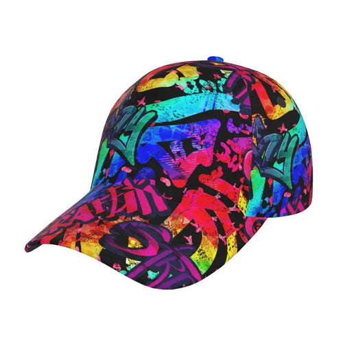 Custom Graffiti Art Print Baseball Cap Graffiti Doodle Sport Sun Caps For Men Women