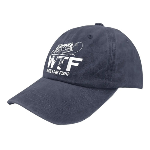 WTF Where's The Fish Baseball Cap