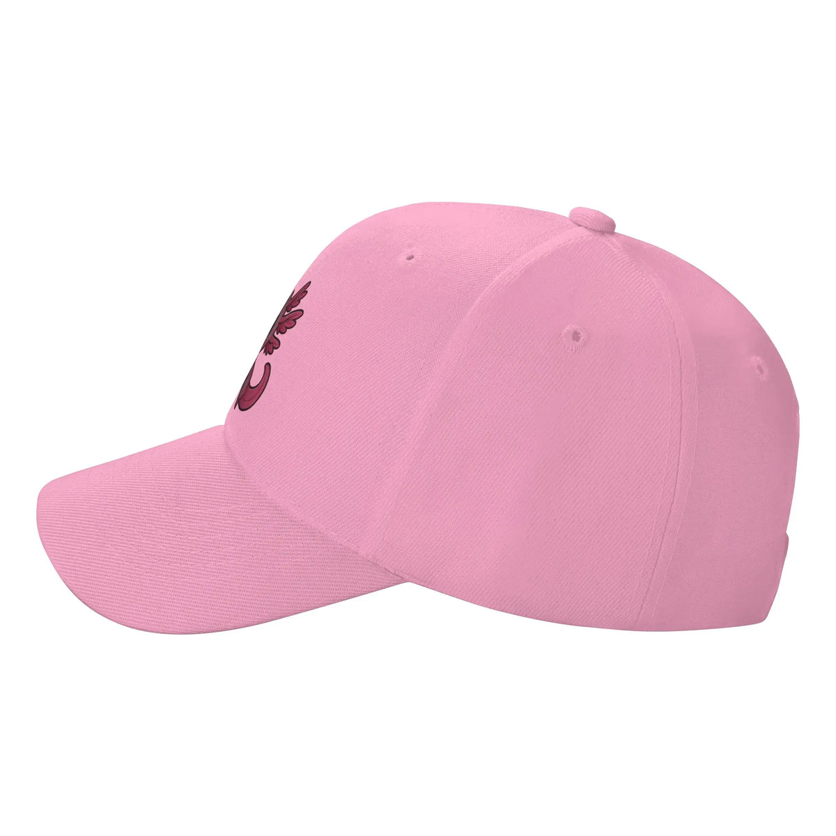 Cute Kawaii Pink Axolotl for Axolotl Lovers Casual Baseball Cap