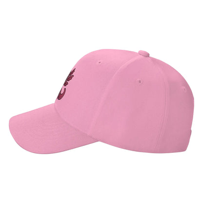 Cute Kawaii Pink Axolotl for Axolotl Lovers Casual Baseball Cap