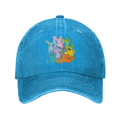Pokemon Eevee Eevolutions Casual Baseball Cap