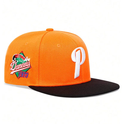 Unisex P Letter Embroidery Hip-hop Hats Outdoor