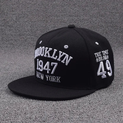 Letter Embroidery Hip Hop Caps For Men Women Fashion Cool Snapback Hat