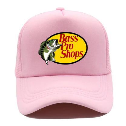 Funny Fish Print Mesh Baseball Cap