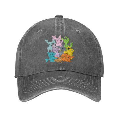 Pokemon Eevee Eevolutions Casual Baseball Cap