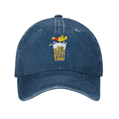 The S-simpson Homer Beer Belly Flop Champ Washed Baseball Cap