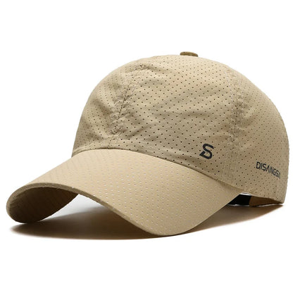 Men Women Mesh Moisture-Waging Quick Dry Baseball Cap