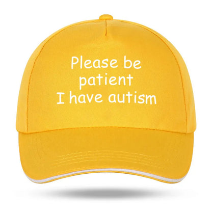 Please Be Patient I Have Autism Cap Baseball Cap