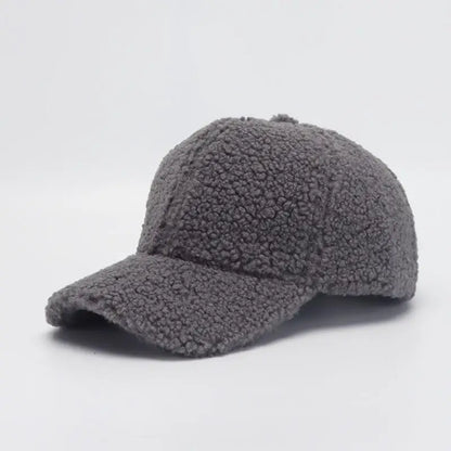 Winter Hats For Women Faux Fur Baseball Cap Female Outdoor