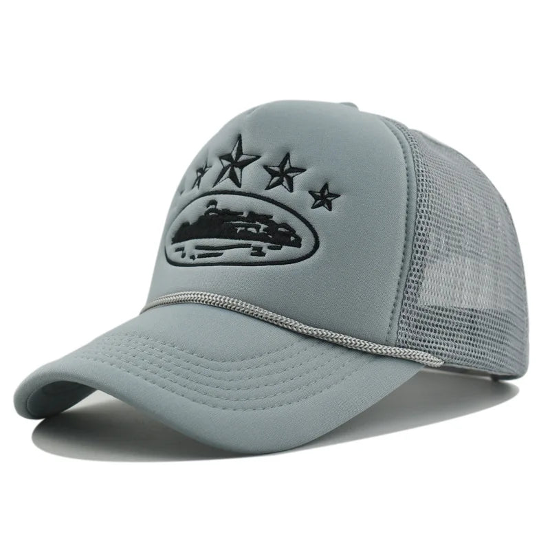 Fashionable Embroidered Baseball Hat Five Star Color