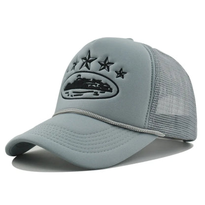 Fashionable Embroidered Baseball Hat Five Star Color