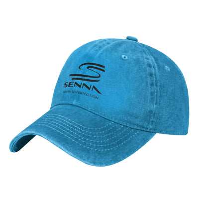 Ayrton Senna Racing Car Baseball Caps