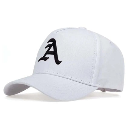Summer Men baseball Cap Letter A Embroidery Snapback Hat