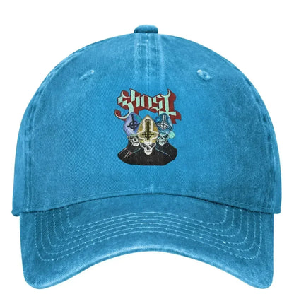 Ghost B.C. Band Denim Baseball Cap