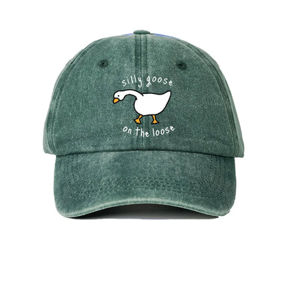 Big Goose Printed Baseball Hat For Men And Women