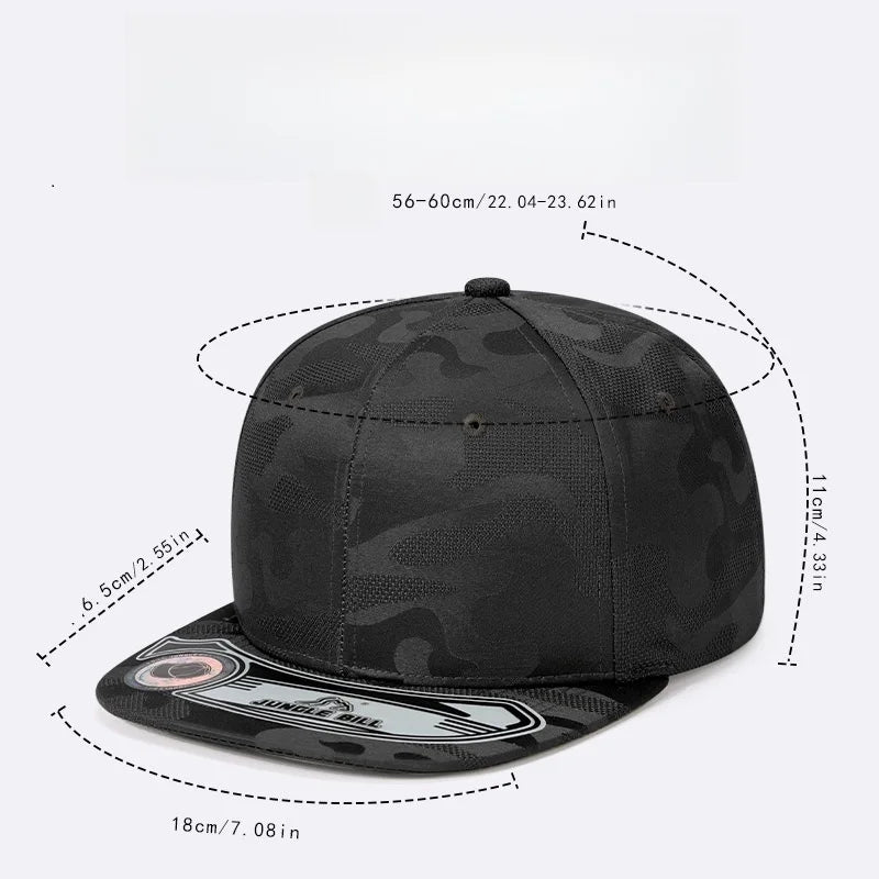 Fashion Men Women Cotton Camouflage Snapback Cap Four Season