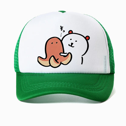 Funny Joke Bear Print Baseball Cap