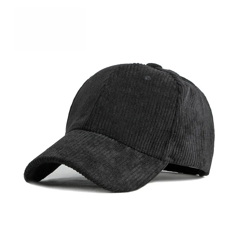 Corduroy Baseball Cap For Women Men New