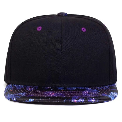 Fashion Starry Sky Hat Brim Baseball Cap Hip Hop Hat Snapback Caps