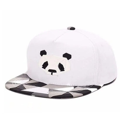 Fashion Spring Summer Lovers Baseball Cap Ms Cute Panda Rubber Snapback Hats