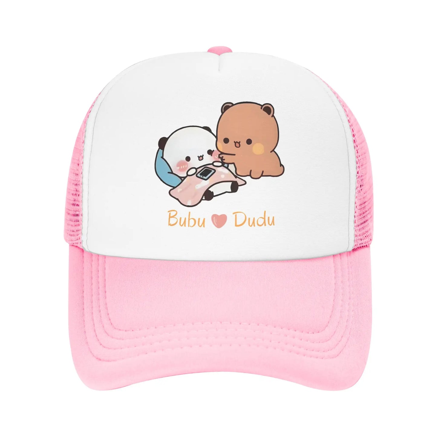 Bubu Dudu Cozy Time Warmth And Love Mesh Baseball Cap Men Women