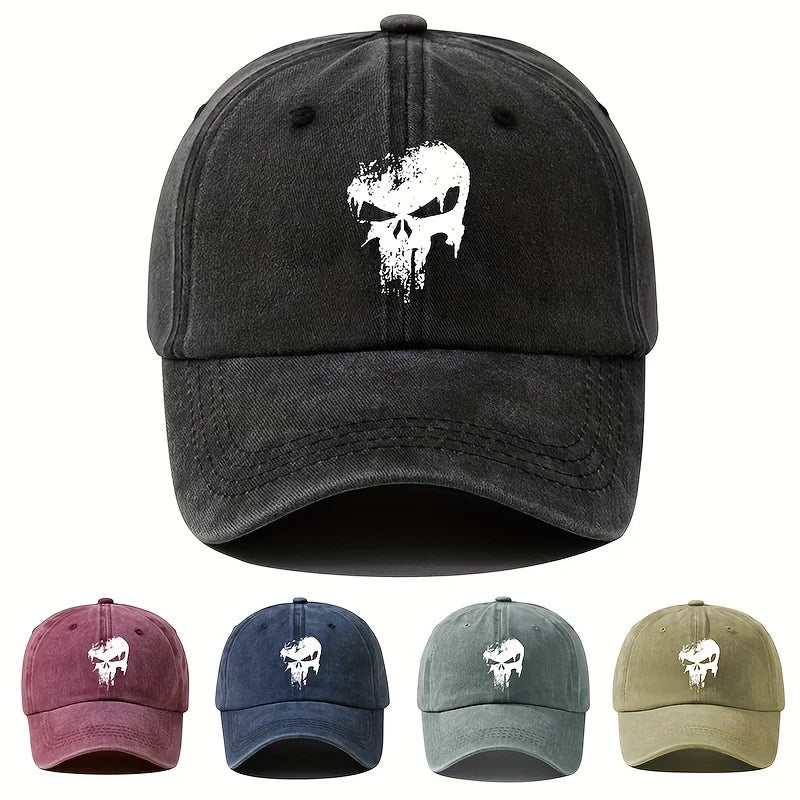 Fashion Printing Skull Baseball Cap