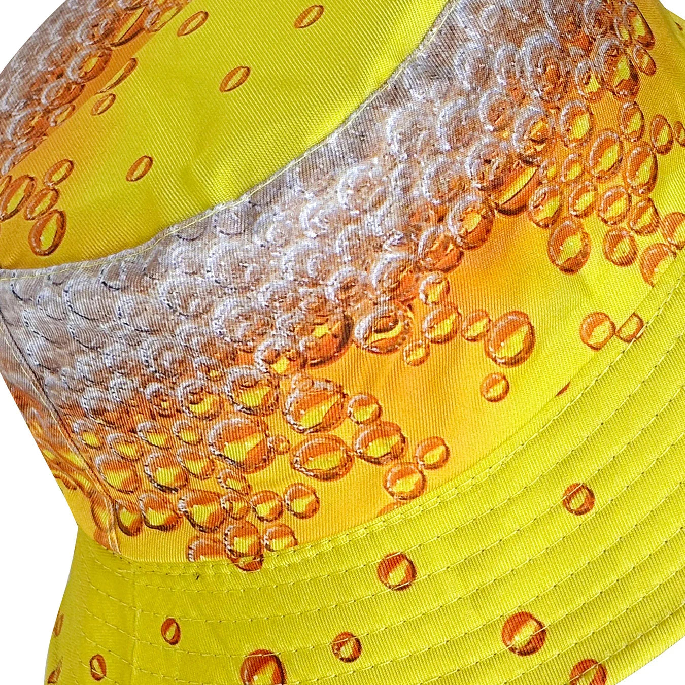 Yellow Beer Bubble Bucket Hat