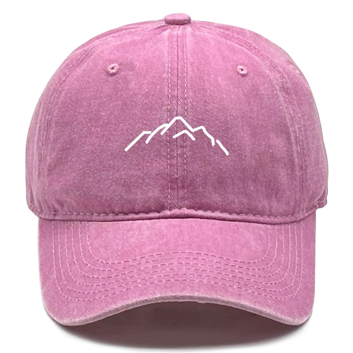 Unisex Washed Cotton Cap Mountain Vintage Baseball Cap