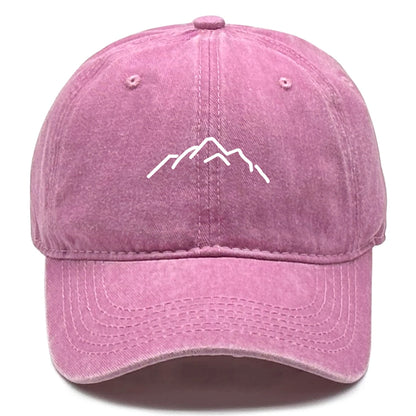 Unisex Washed Cotton Cap Mountain Vintage Baseball Cap