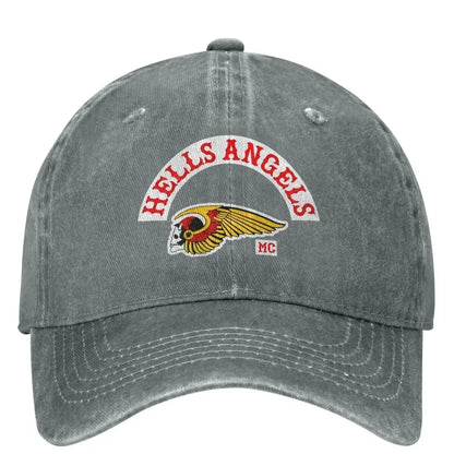 H-Helles Casual Baseball Cap Popular Logo A-Angeles Outdoor Sports Baseball Caps Men Women