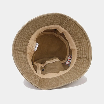 Trendy Bad Bunny Fisherman's Hat Foldable Wide Brim Men All-Match Bucket Hat