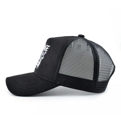 Unisex Baseball Cap Summer Breathable Mesh Trucker Cap Men Women