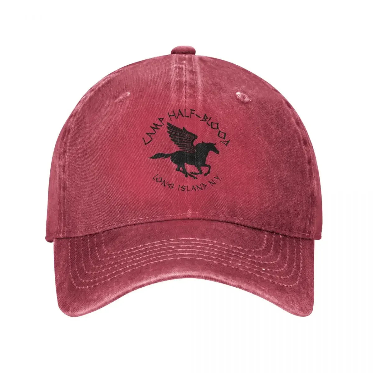 Camp Half-Blood Percy Jackson Men Women Baseball Cap Distressed Denim Hats Cap Retro