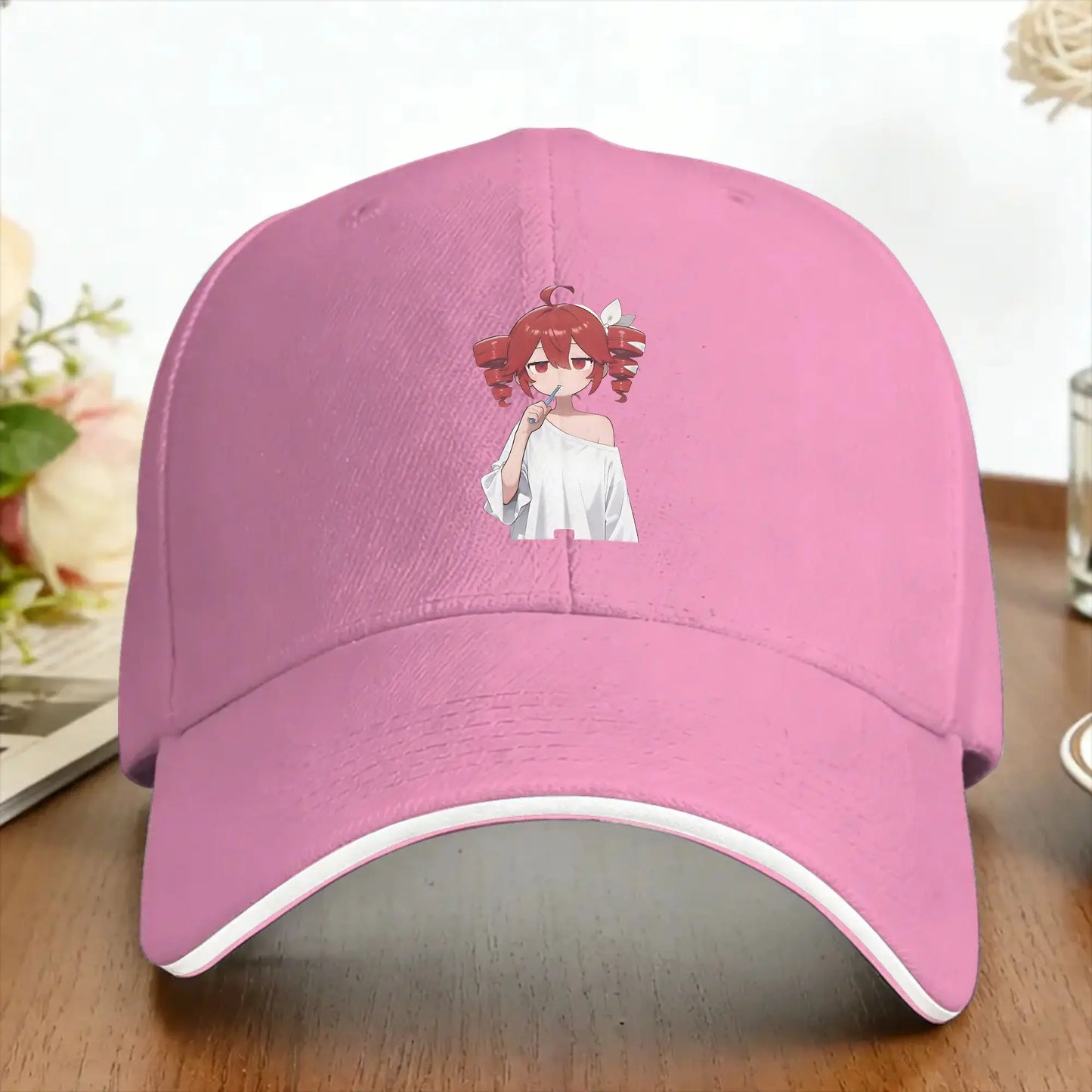 Kasane Teto Vocaloid Anime Japanese Casual Baseball Cap