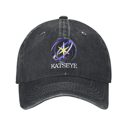 Washed Baseball Cap Katseye Cover Logo Summer Hip Hop Hats For Female Male