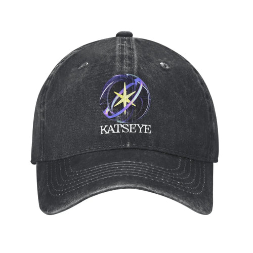 Washed Baseball Cap Katseye Cover Logo Summer Hip Hop Hats For Female Male