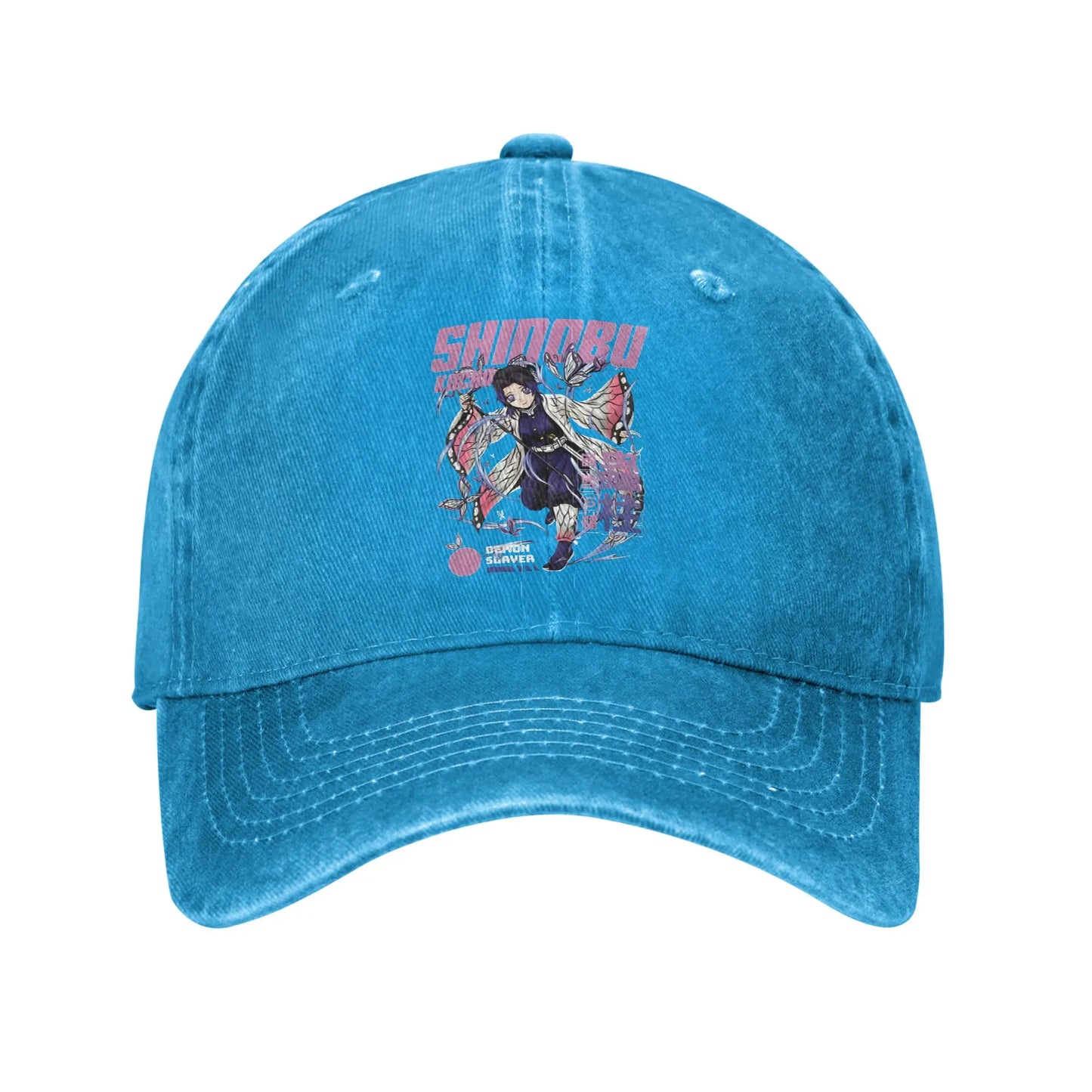 Demon Slayer  Multicolor Hat Peaked Women's Cap Shinobu Kocho Baseball Hat