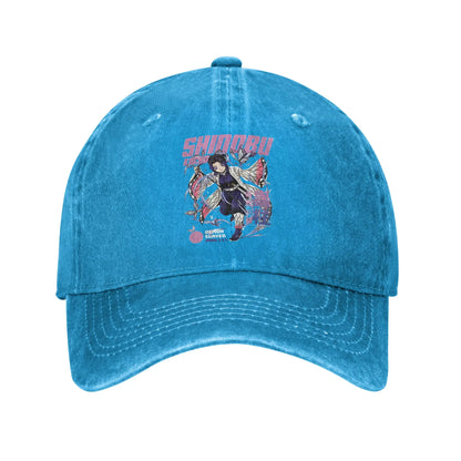 Demon Slayer  Multicolor Hat Peaked Women's Cap Shinobu Kocho Baseball Hat