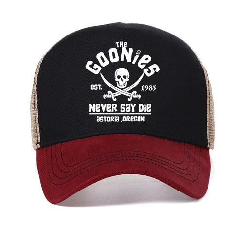 The Goonies Est 1985 Never Say Die Men's Baseball Cap