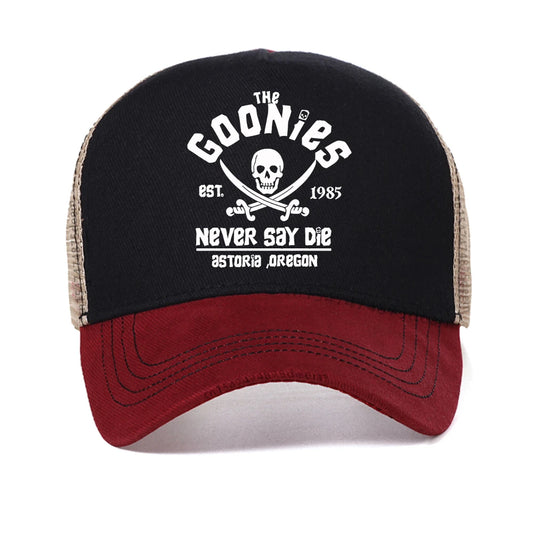 The Goonies Est 1985 Never Say Die Men's Baseball Cap