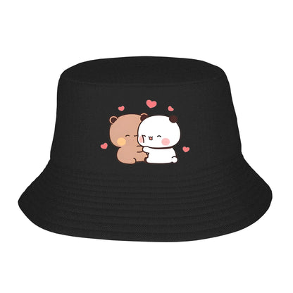 Bucket Hat Cute Happy Bubu Face