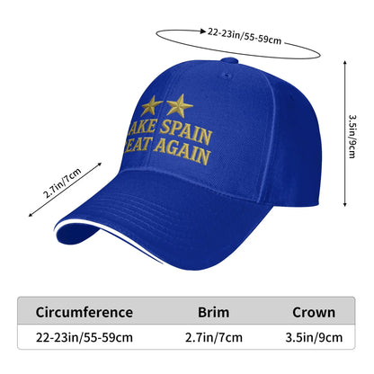 Make Spain Great Again Two Stars Casual Baseball Cap