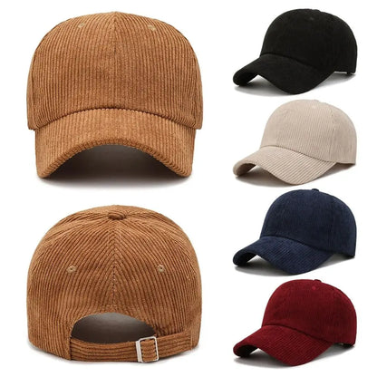 Spring Autumn Corduroy Baseball Cap