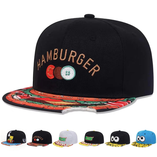 Unisex Eye Embroidery Hip-hop Hats
